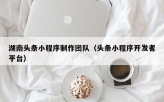 东平湖南头条小程序制作团队（头条小程序开发者平台）
